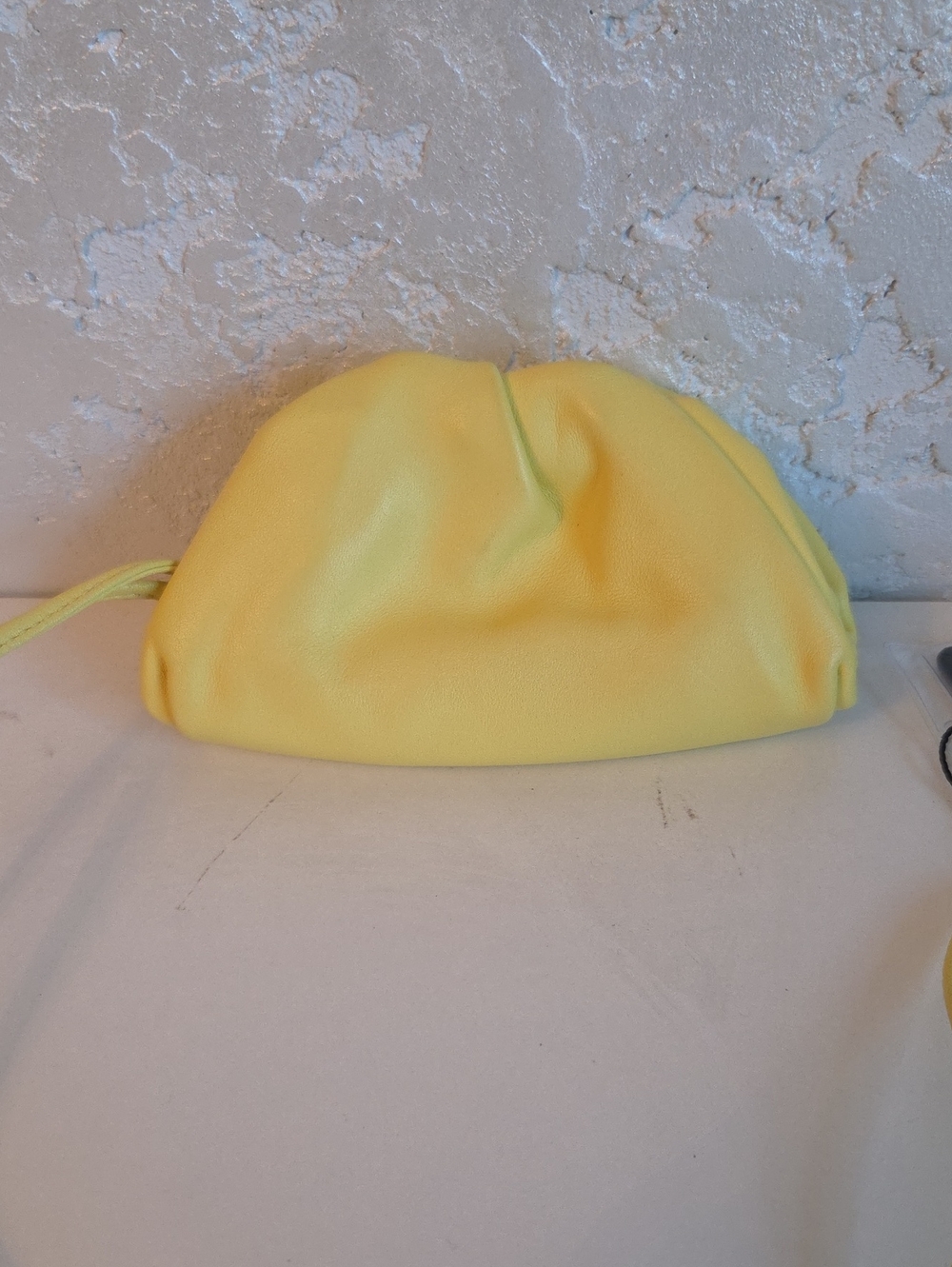 Bottega Veneta Lemon Yellow Mini Shoulder Pouch With COA - Picture 10 of 10